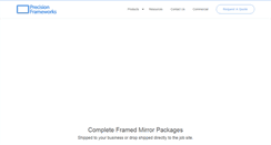 Desktop Screenshot of precisionframeworks.com